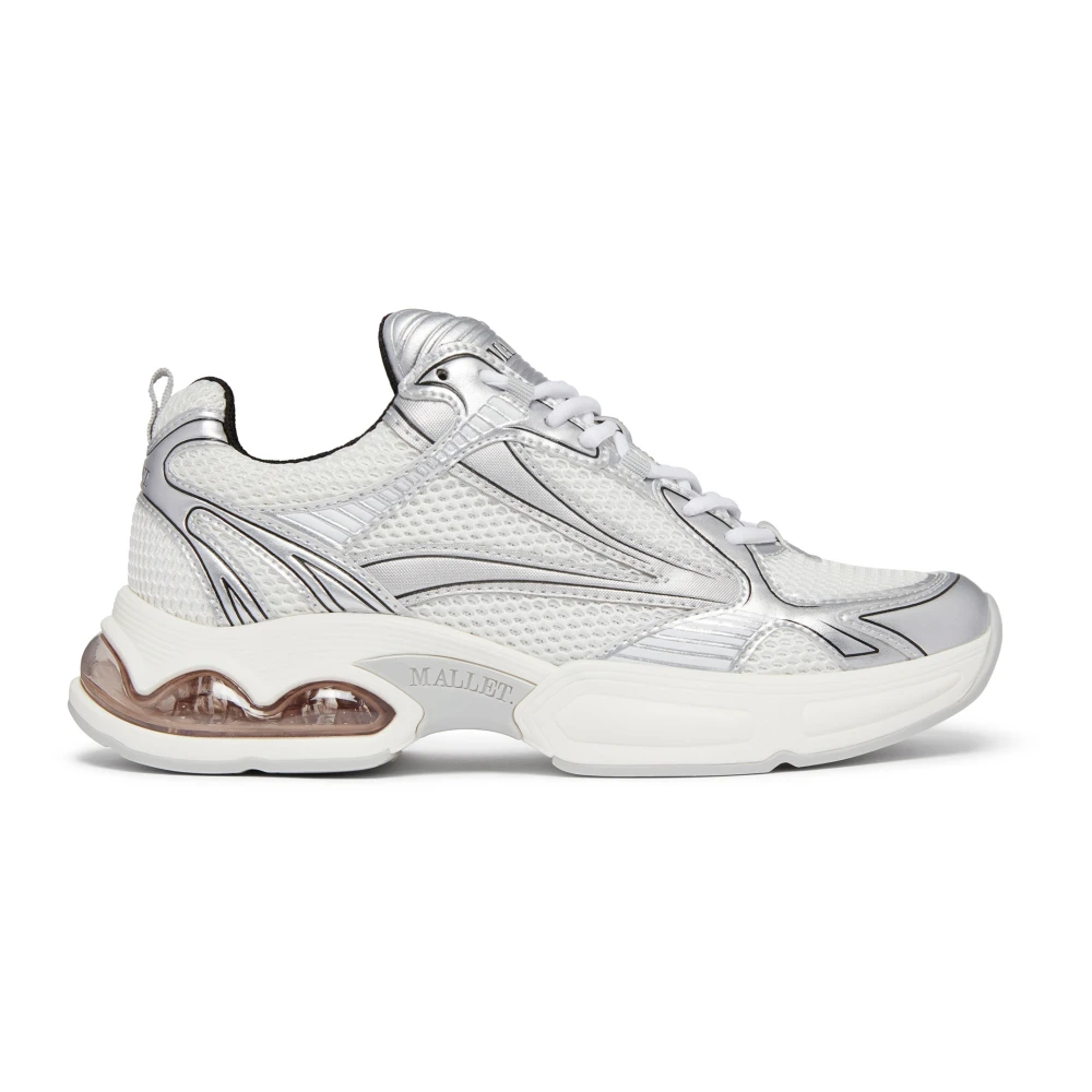 Mallet London Jupiter Chrome Sneakers Heren Schoenen Wit