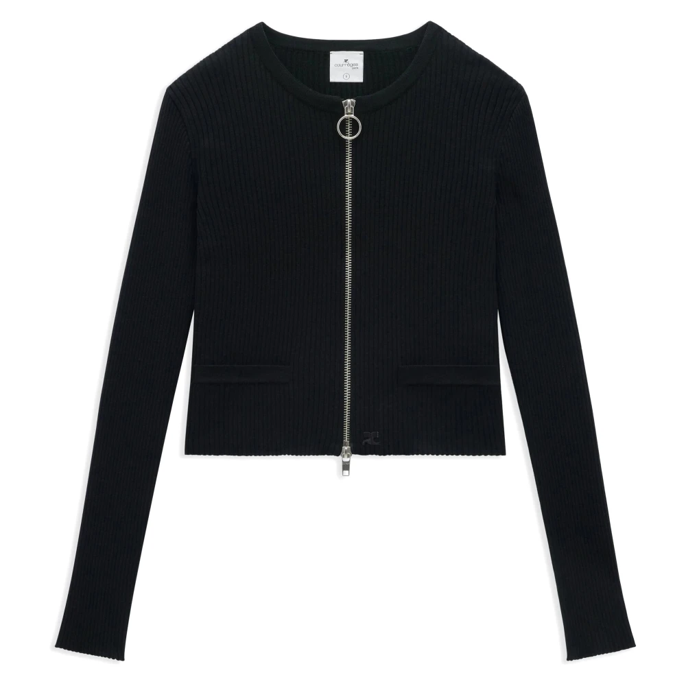 Courrèges Stijlvolle Sweater Black Dames