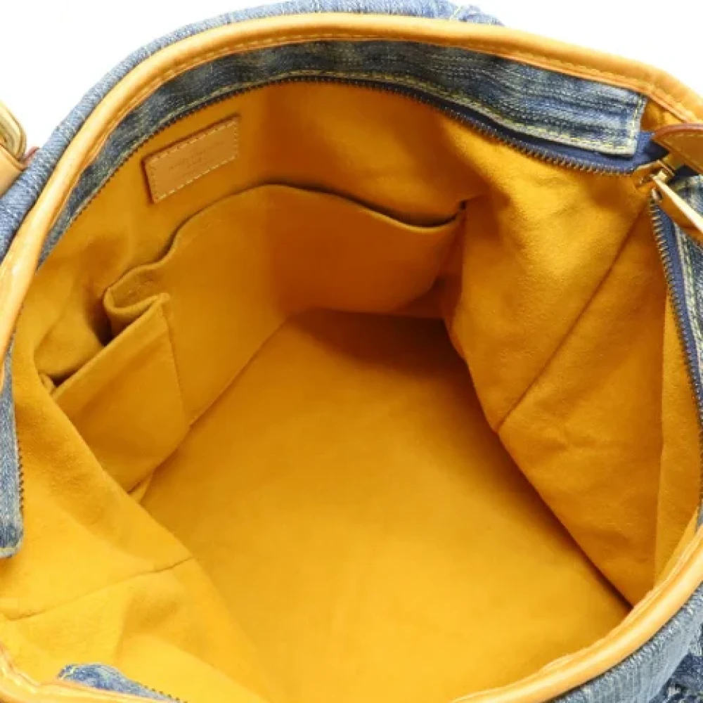 Louis Vuitton Vintage Pre-owned Denim louis-vuitton-bags Blue Dames