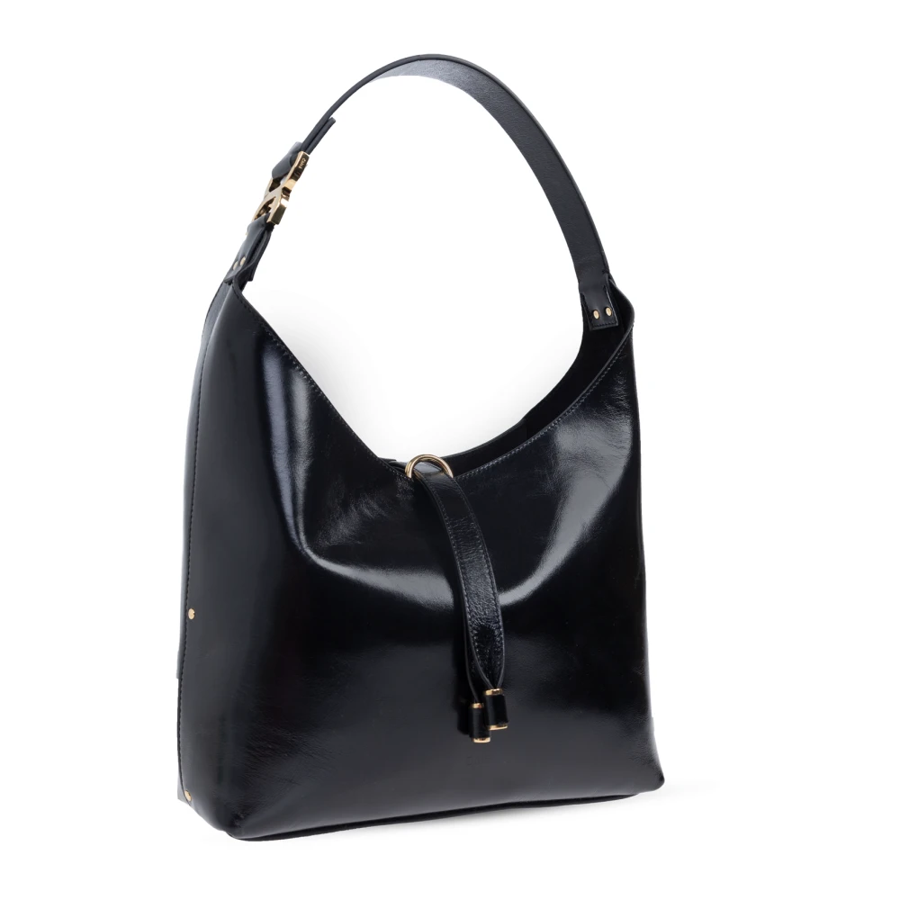 Chloé Marcie Hobo Kleine schoudertas Black Dames
