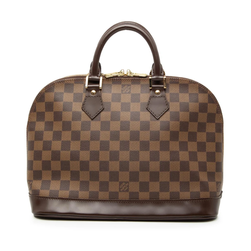 Louis Vuitton Vintage Women's Brown Pre-Owned Dome Handbag