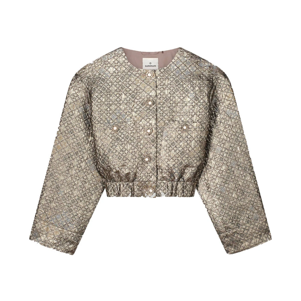 Summum Woman Lurex Jacquard Jas Multicolor Dames