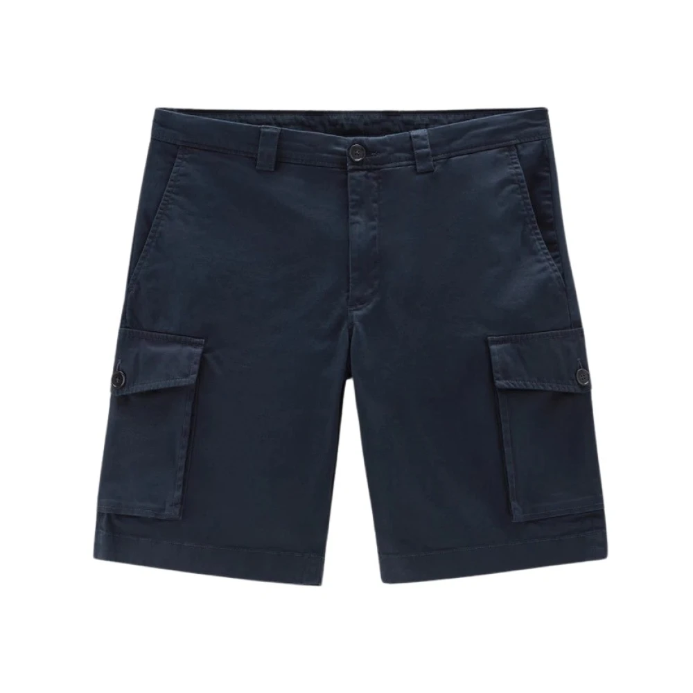 Woolrich Klassieke Cargo Shorts Blue Heren