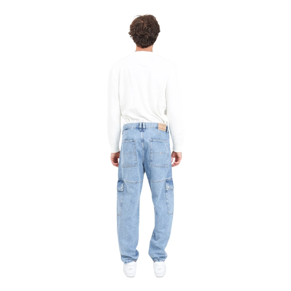 Tommy Jeans Cargo Jeans Relaxte Pasvorm Utility Stijl Blue Heren