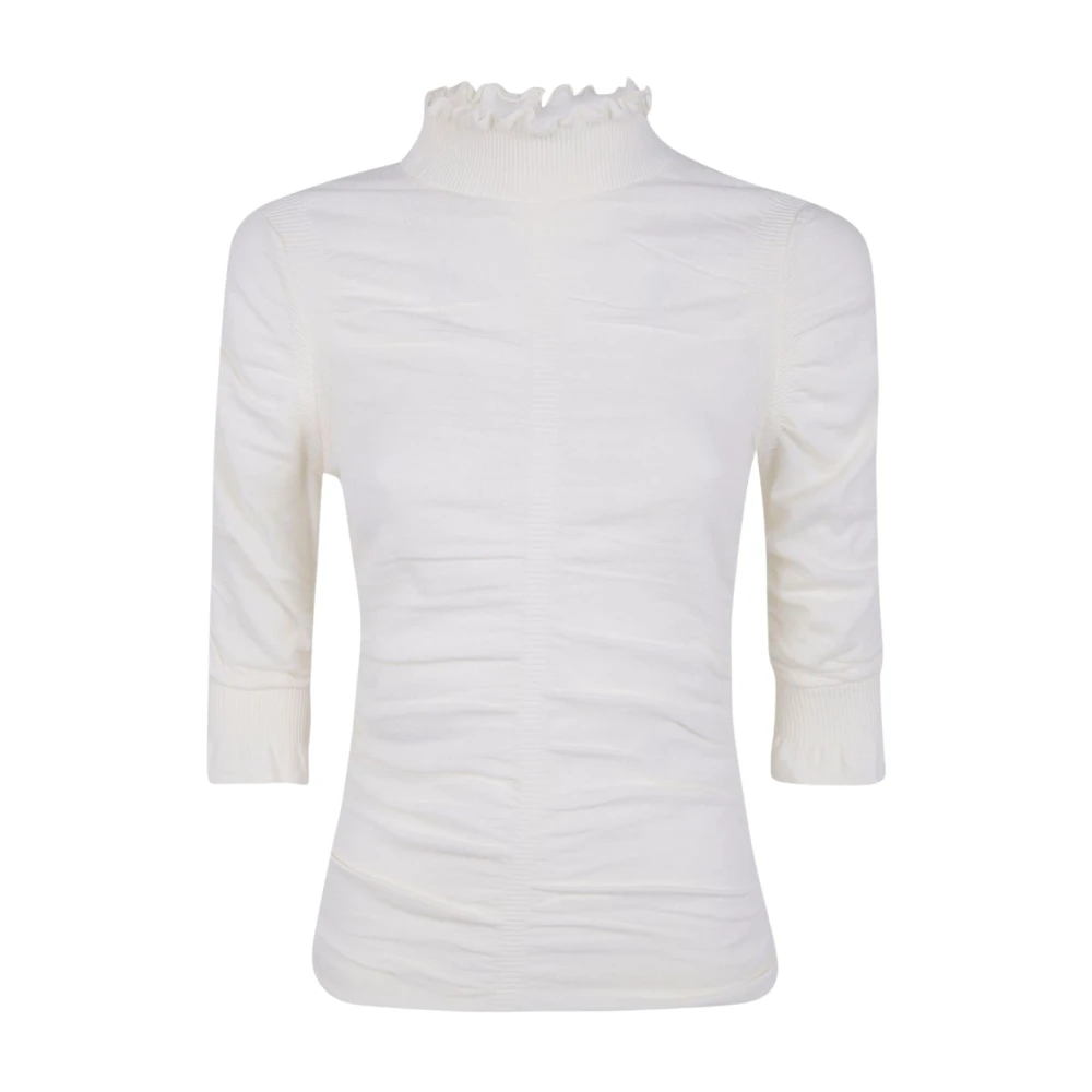 Twinset Vrouw Wit Truien & Vesten Dames, M, Twin-Set Truien