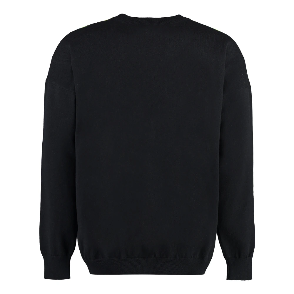 Marcelo Burlon Icon Wings Crew-neck Sweater Black Heren