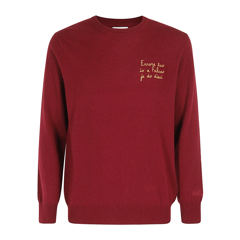 MC2 Saint Barth Lichte Crew Neck Sweater Red Heren