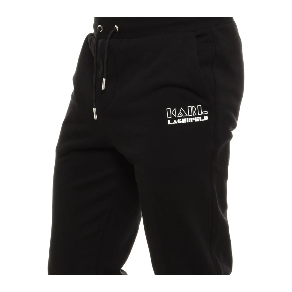 Karl Lagerfeld Sportieve Sweatpants Black Heren