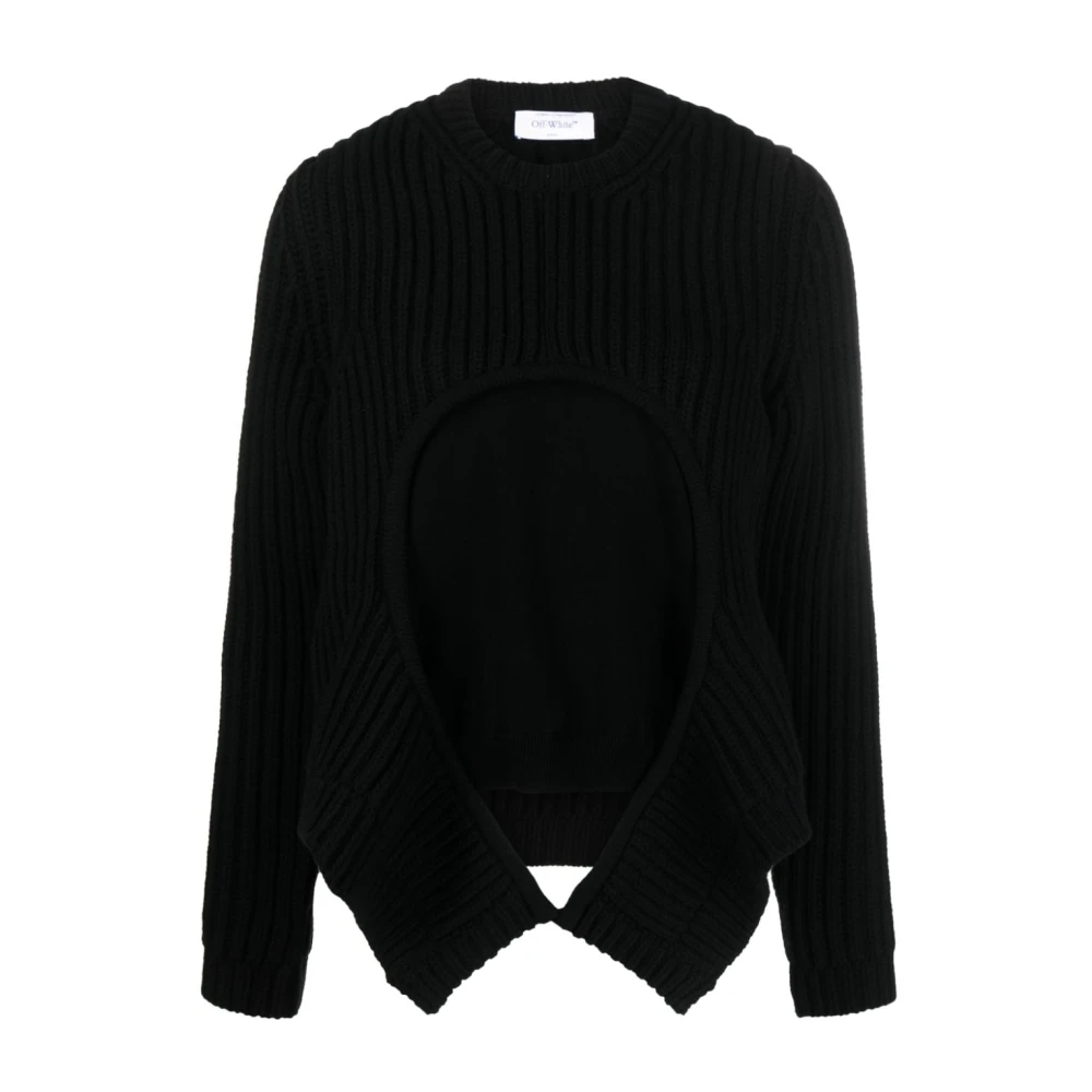 Knitwear > Round-neck Knitwear - - Off White - Modalova