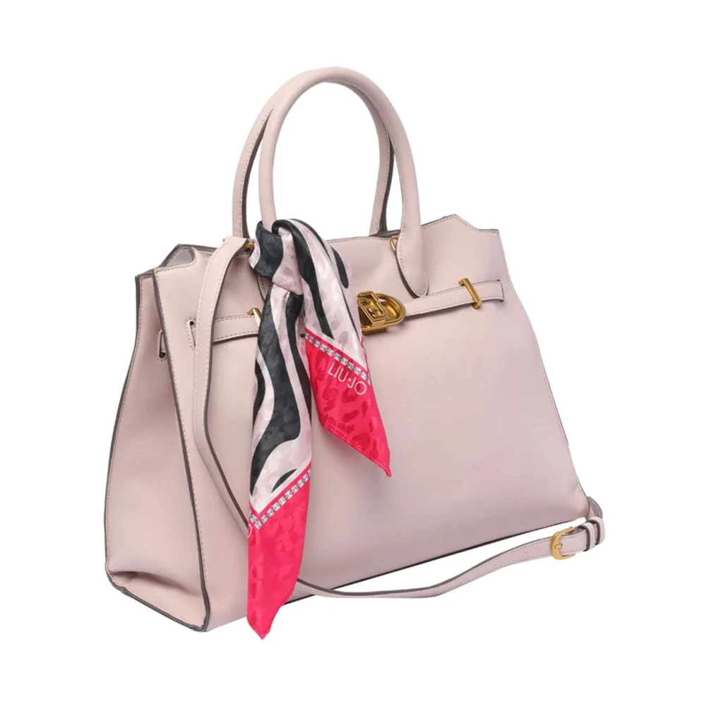 Liu Jo Roze Handtas met Sjaal Detail Pink Dames