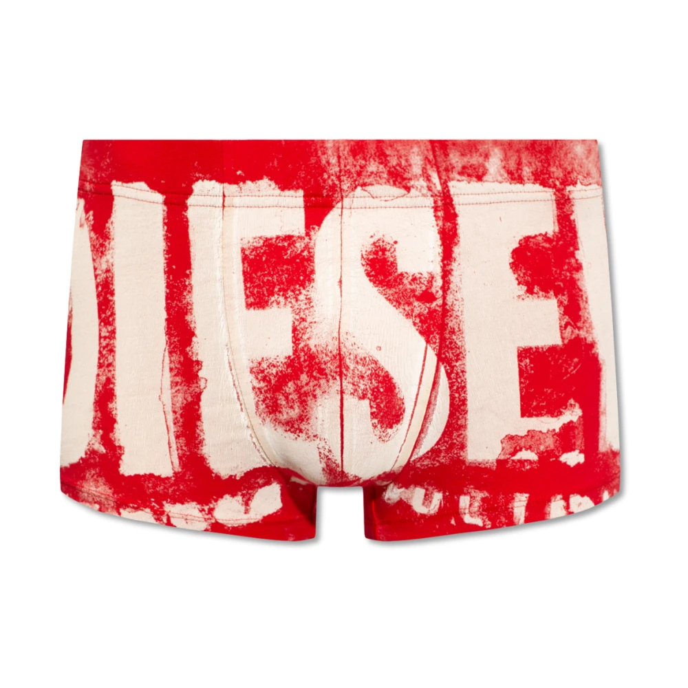 Diesel Umbx-Damien boxershorts met logo Red Heren