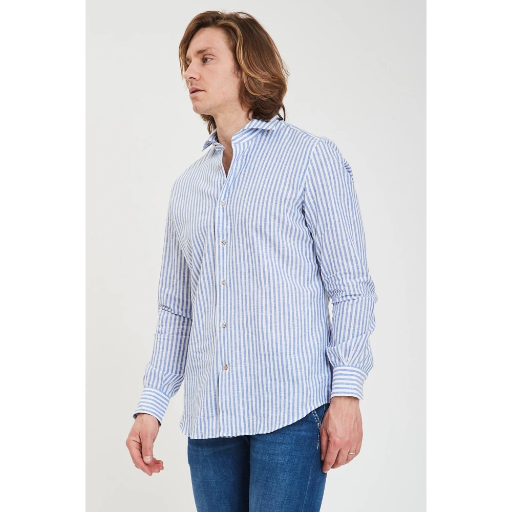 Mazzarelli Casual Shirts Multicolor Heren
