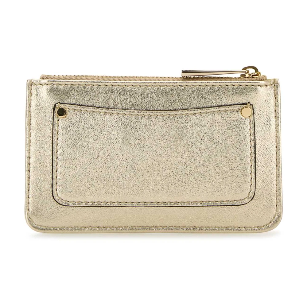 Jimmy Choo Marine Leren Kaarthouder Yellow Dames