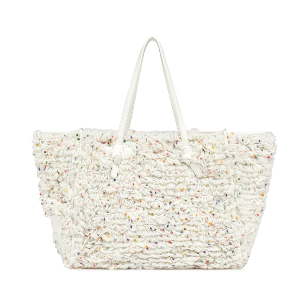 Gianni Chiarini Witte 3D-loop Gebreide Handtas White Dames