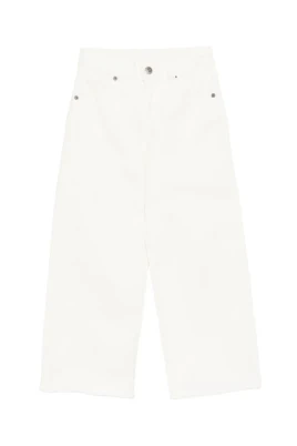 Jeans med fransad nederkant