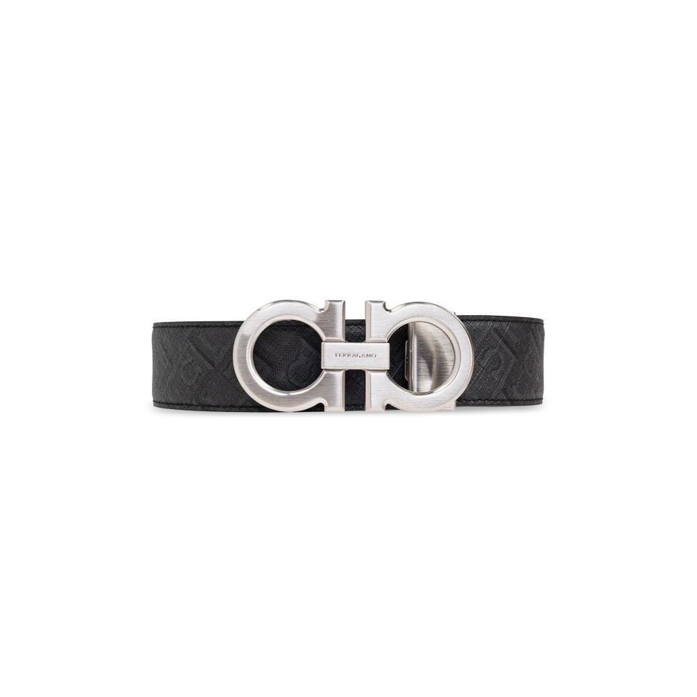 Ferragamo Cinturón Reversible Accessories Hombre Gris 115 Cm