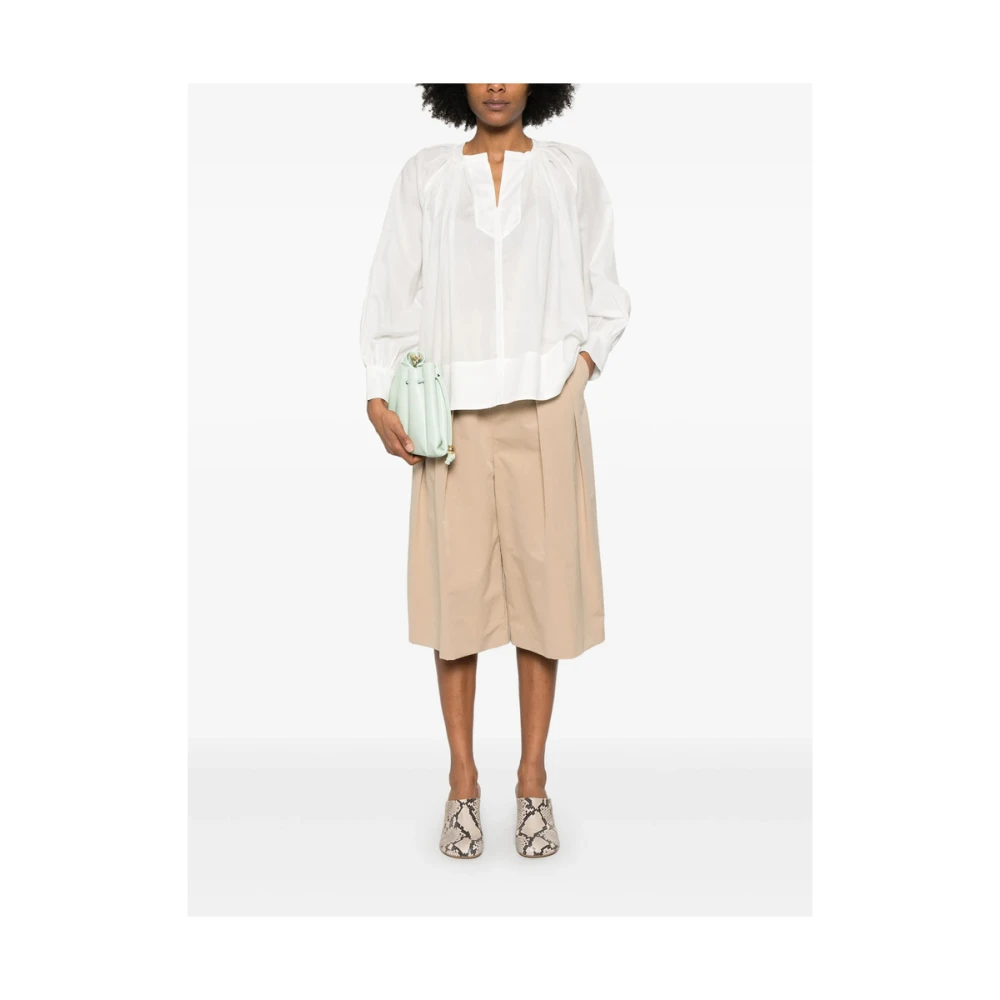 Soeur Witte Raglan Mouw Shirt White Dames