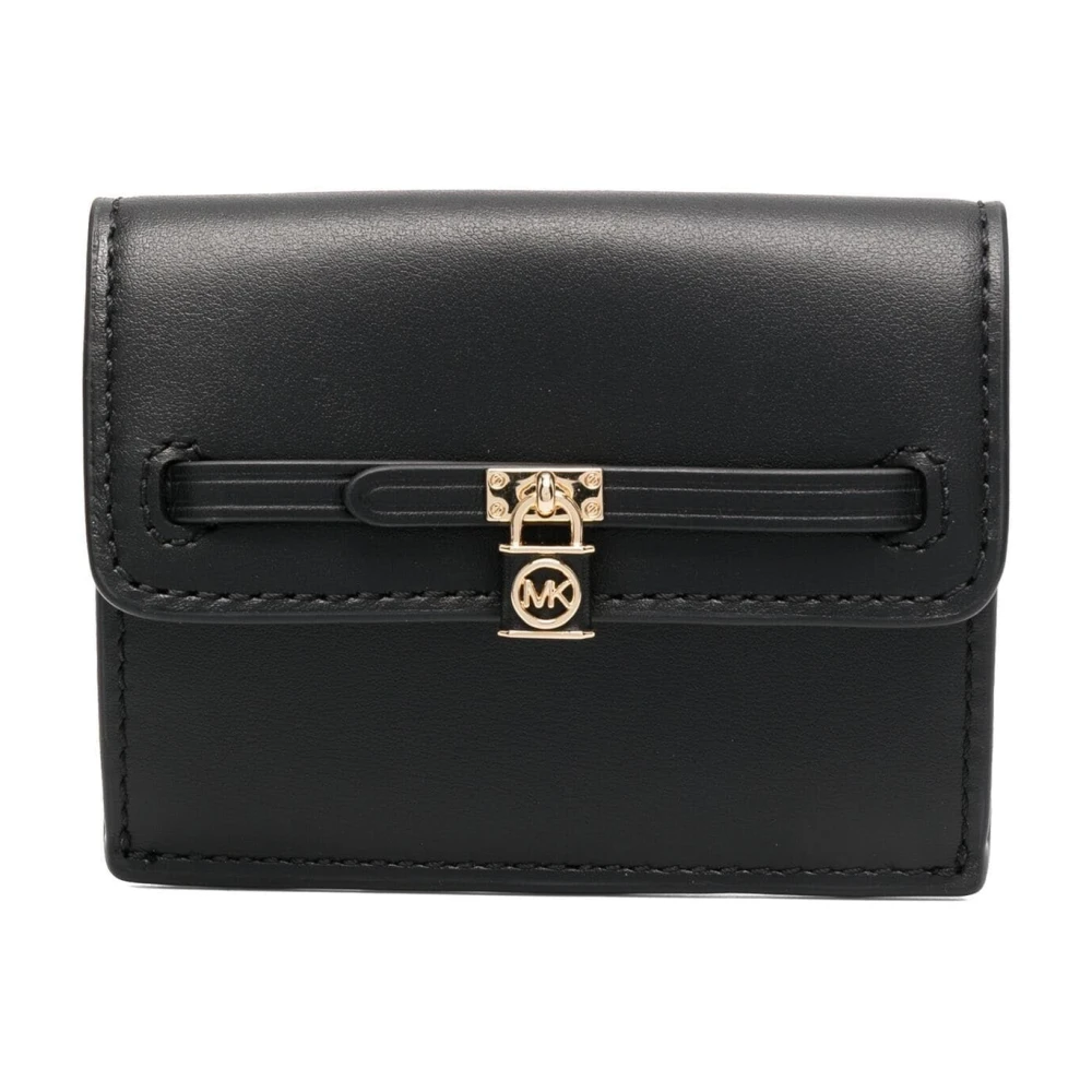 Michael Kors Svart Flap Korthållare Plånbok Casual Black, Dam