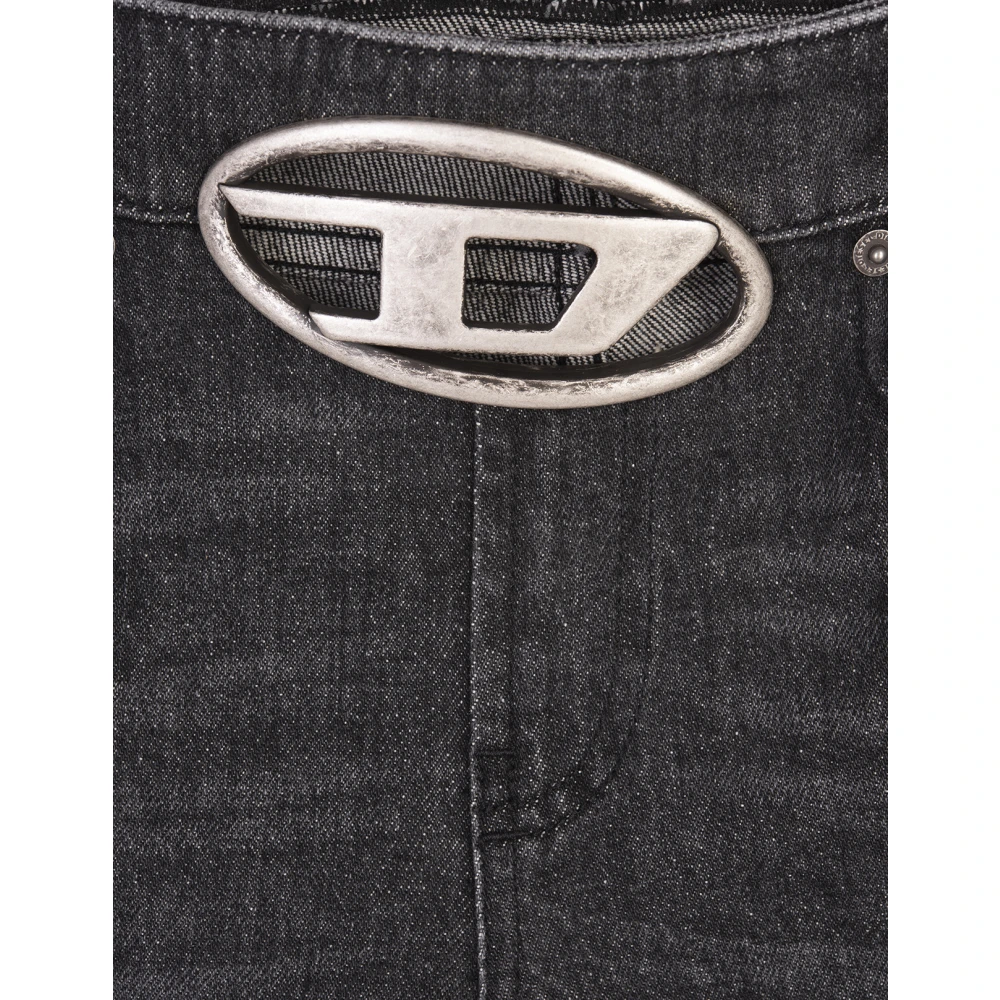 Diesel Zwarte Bootcut Jeans met Bohemian Attitude Black Dames