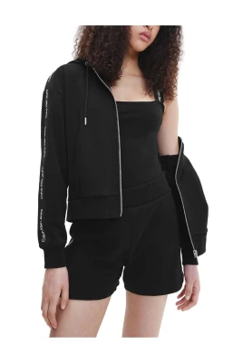 Sweat Logo Tape Zip Sweatshirt