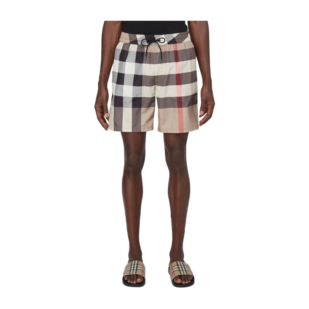 Burberry Vintage Check Zwembroek Beige Heren