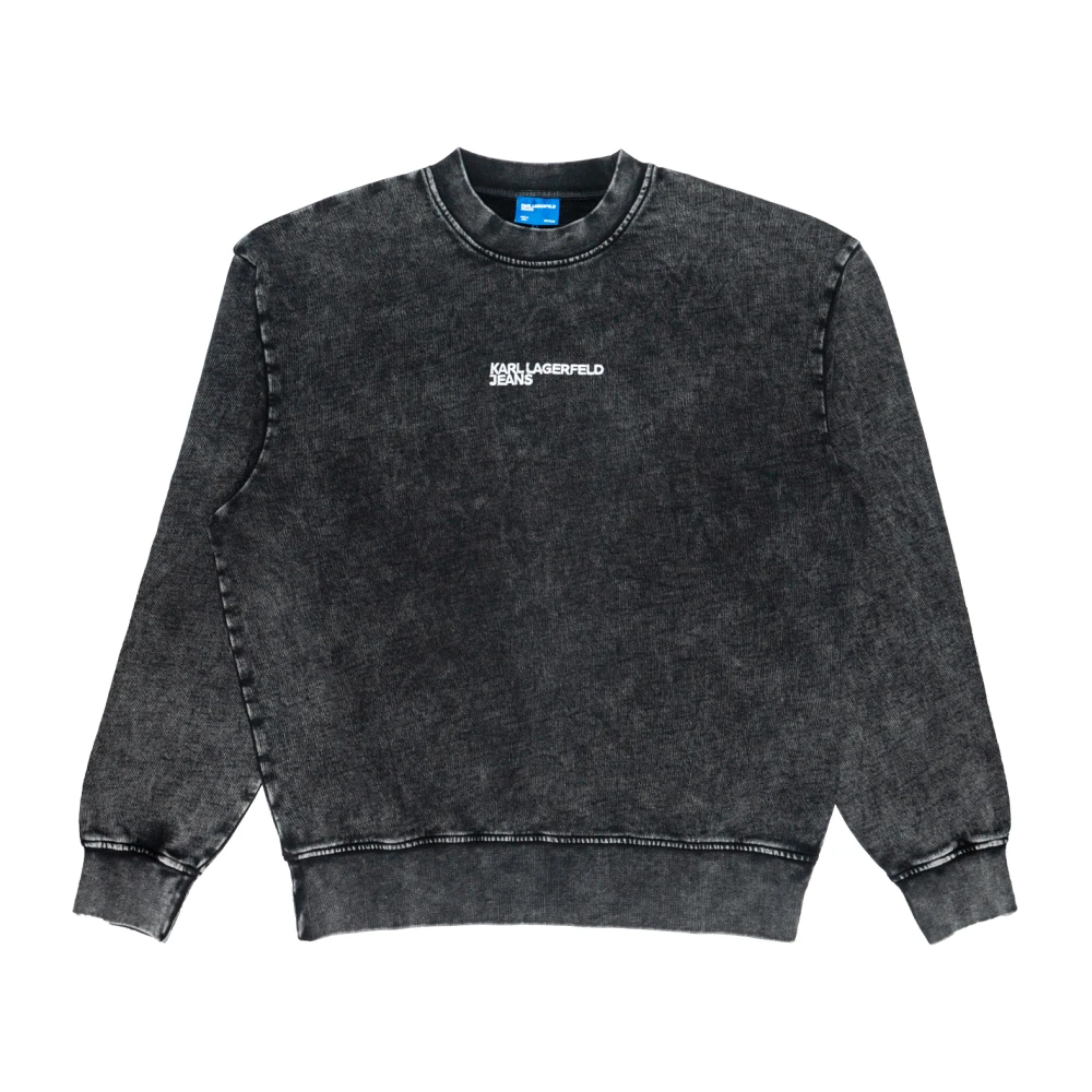 Karl Lagerfeld Katoenen gebreide kleding en sweatshirts Black Heren