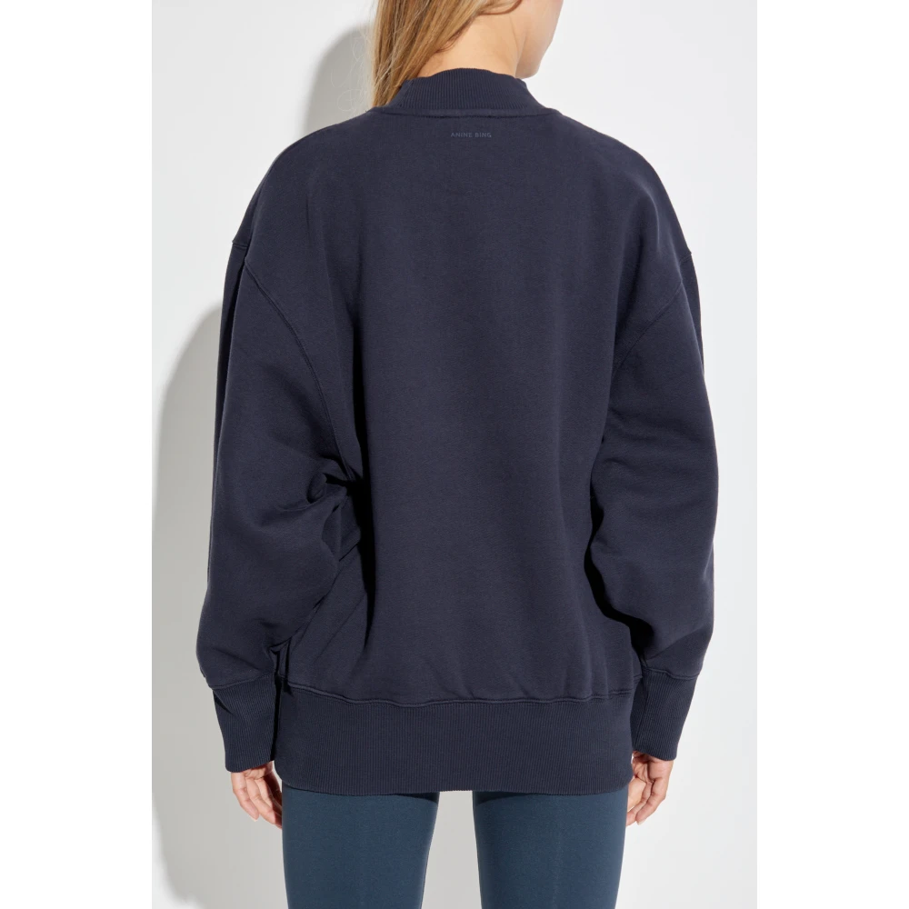 Anine Bing Sweatshirt met print Blue Dames