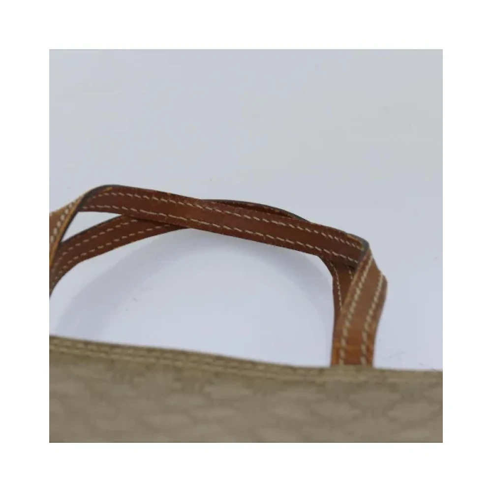 Celine Vintage Pre-owned Canvas handbags Beige Dames