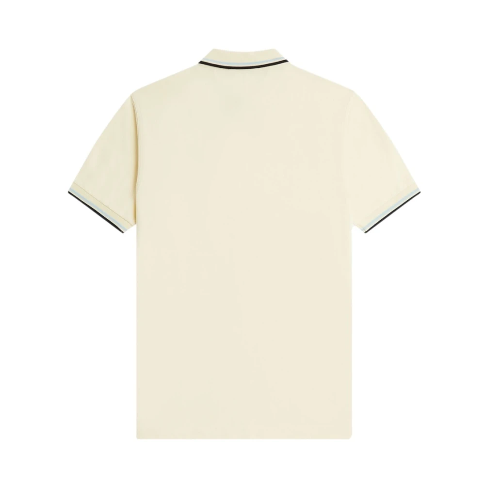 Fred Perry Twin Tipped Shirt Regular Fit Beige Heren