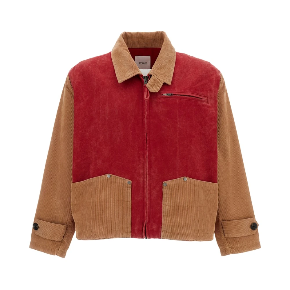 Found Homme Rouge - Trucker Jacket - Vestes - Taille: S