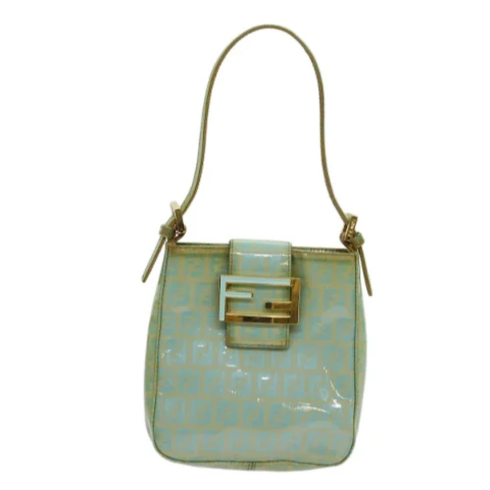 Fendi Vintage Pre-owned Canvas fendi-bags Green Dames