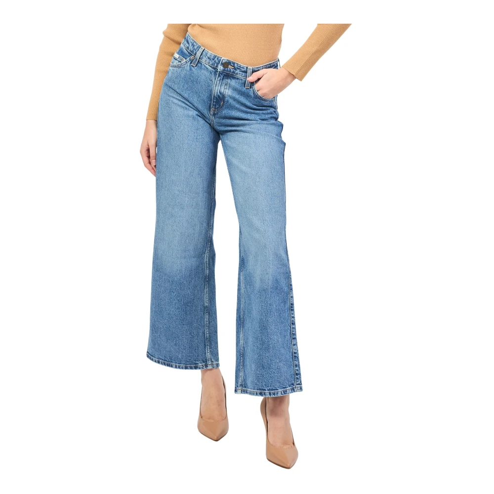 Guess - Jeans > Wide Jeans - Blue - Guess - Modalova