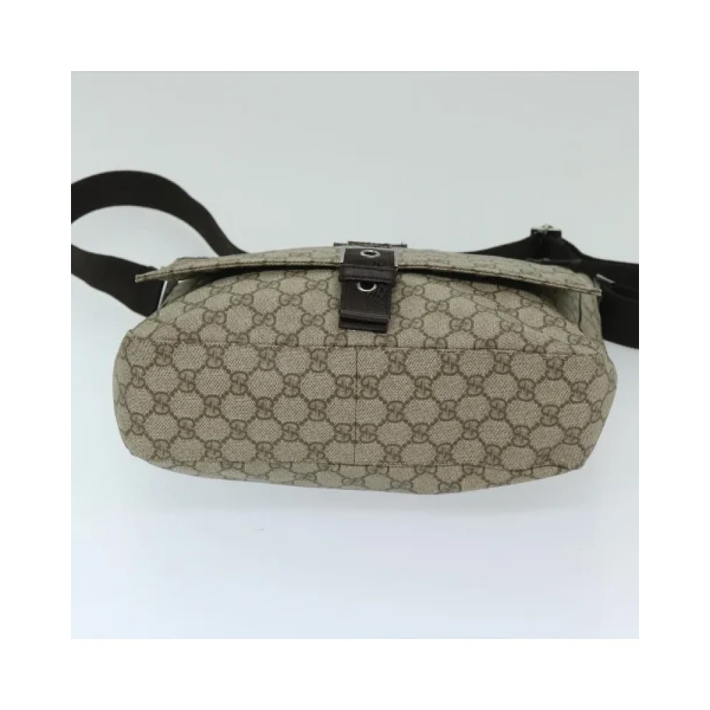 Gucci Vintage Pre-owned Canvas gucci-bags Beige Dames