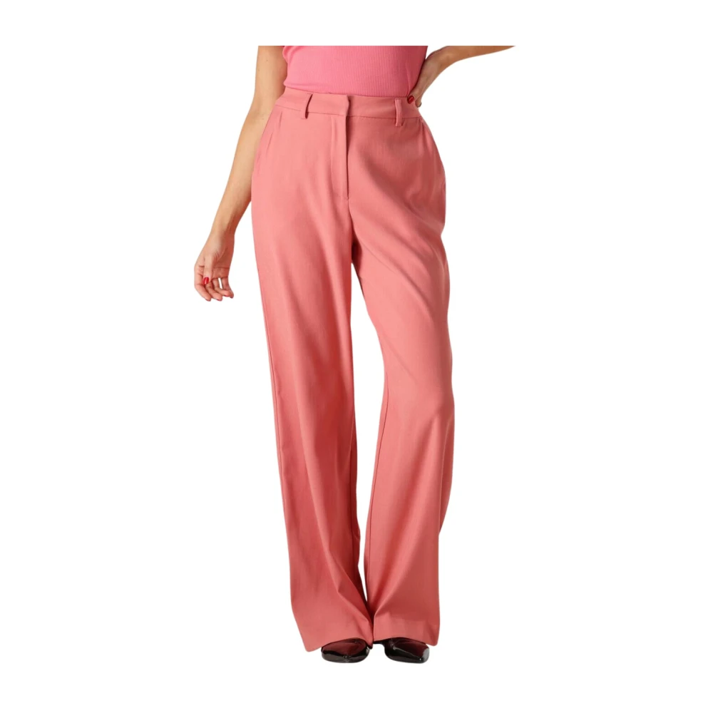 MINUS Dames Broeken Livina Straight Leg Pant Roze