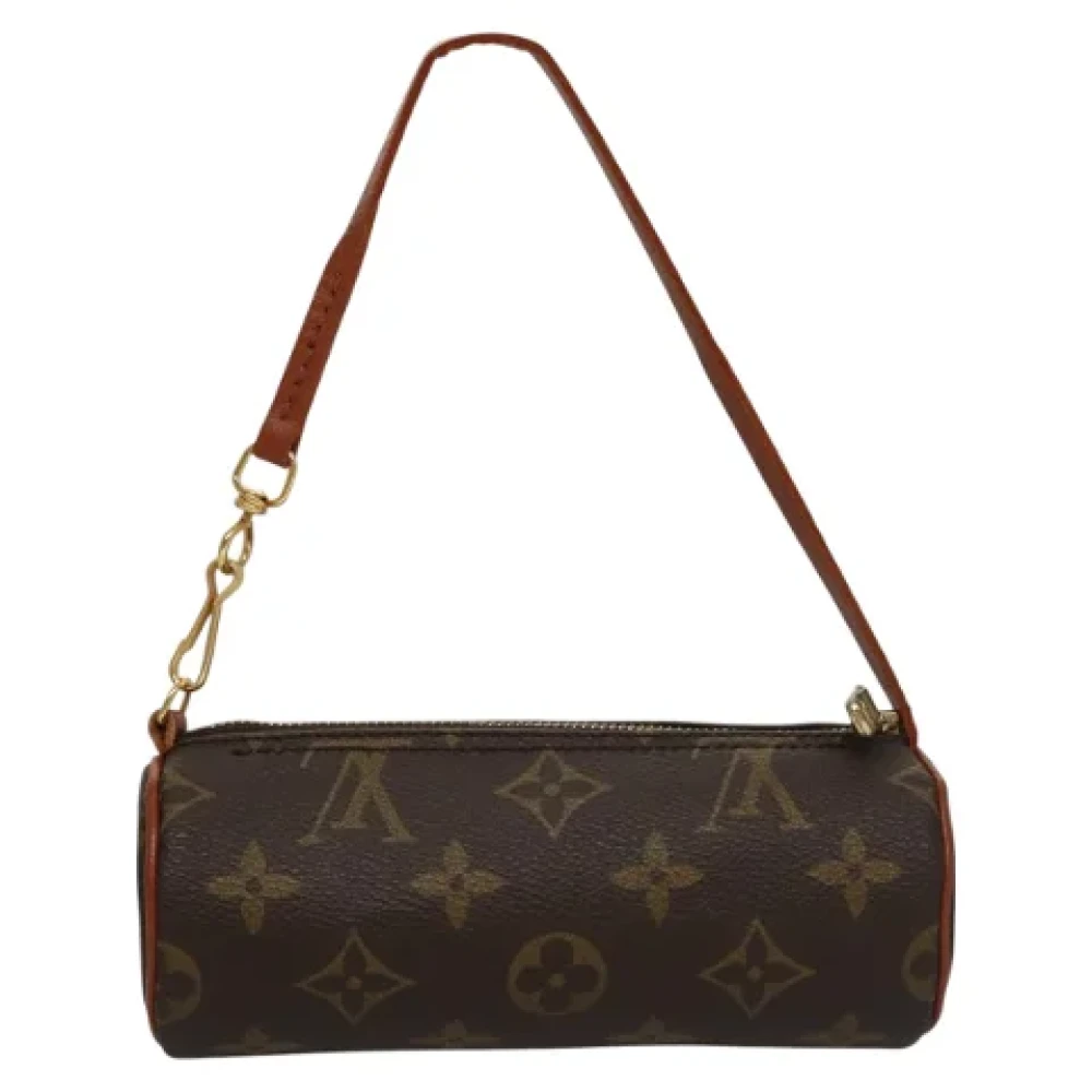 Louis Vuitton Vintage Pre-owned Canvas clutches Brown Dames