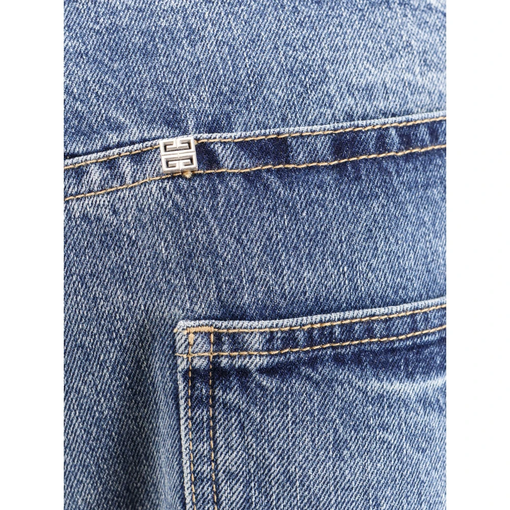Givenchy Denim jeans met metalen 4G detail Blue Heren