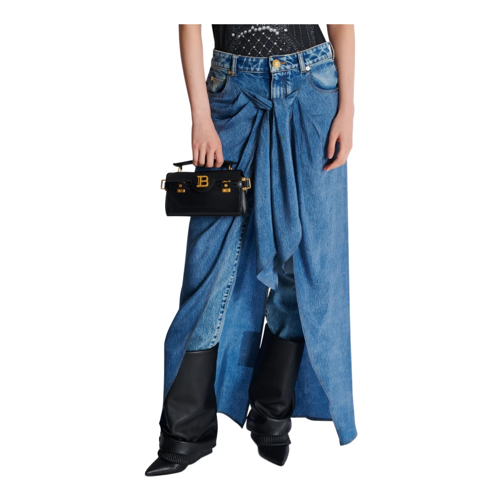 Balmain B-Buzz 19 leren tas Black Dames