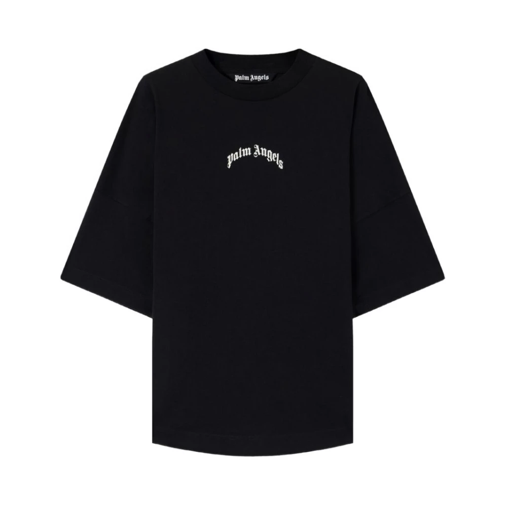 Palm Angels Men's Black Oversized T-Shirt - T-Shirts - Xl - Tops