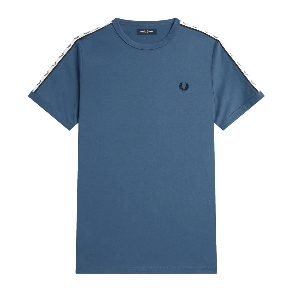 Fred Perry Taped Ringer T-Shirt Midnight Blue Heren