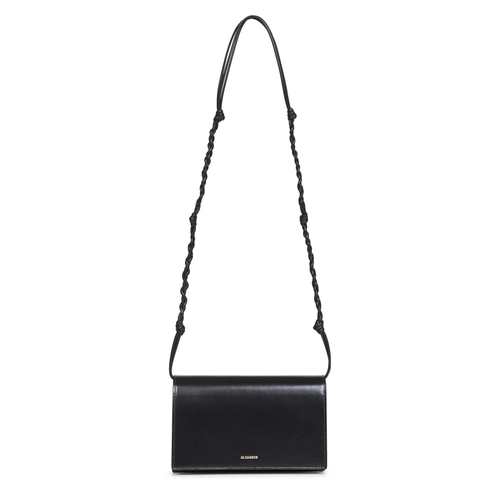 Jil Sander Women's Black Cross Body Bags, One Size, Tangle Wallet