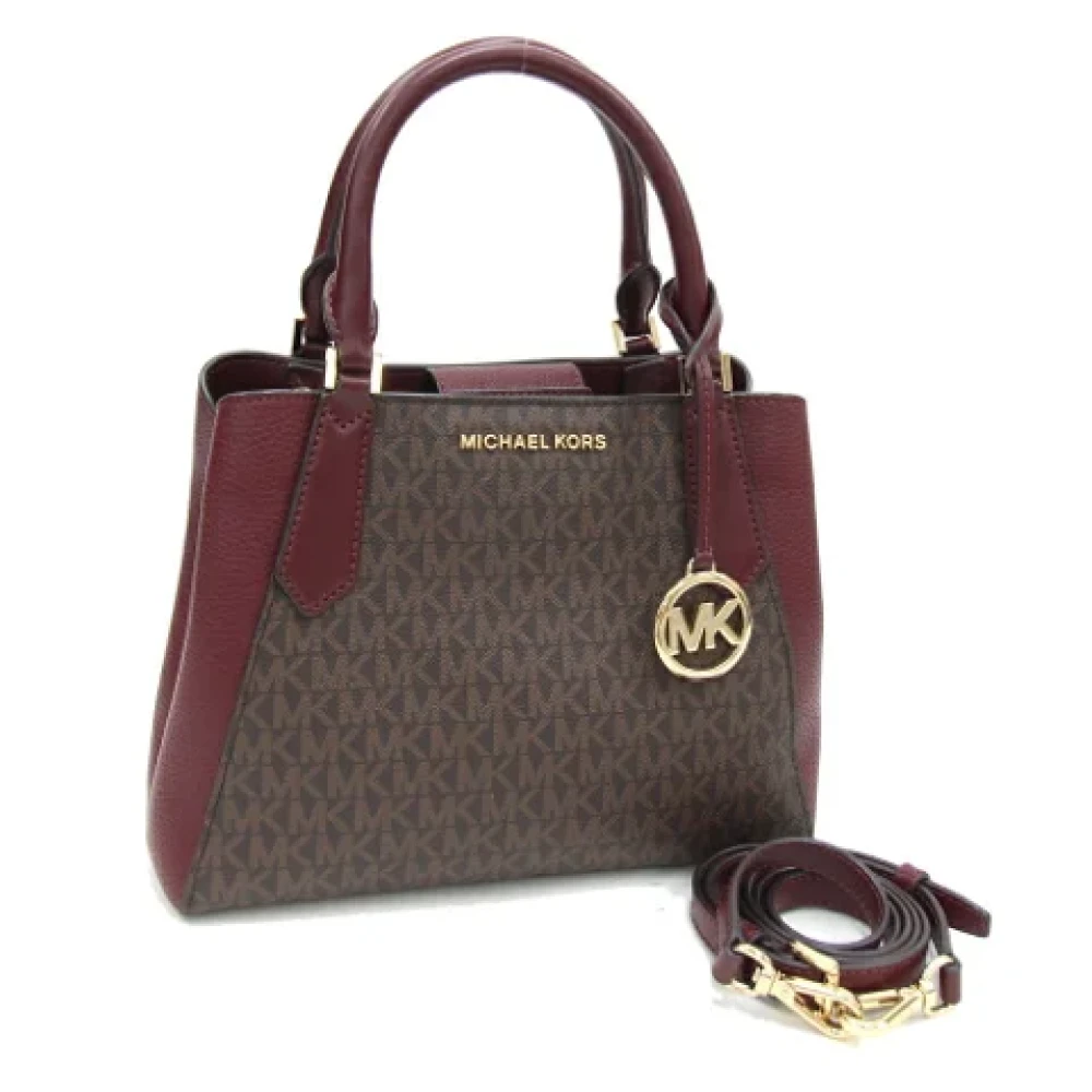 Michael Kors Pre-owned Leather handbags Red Dames