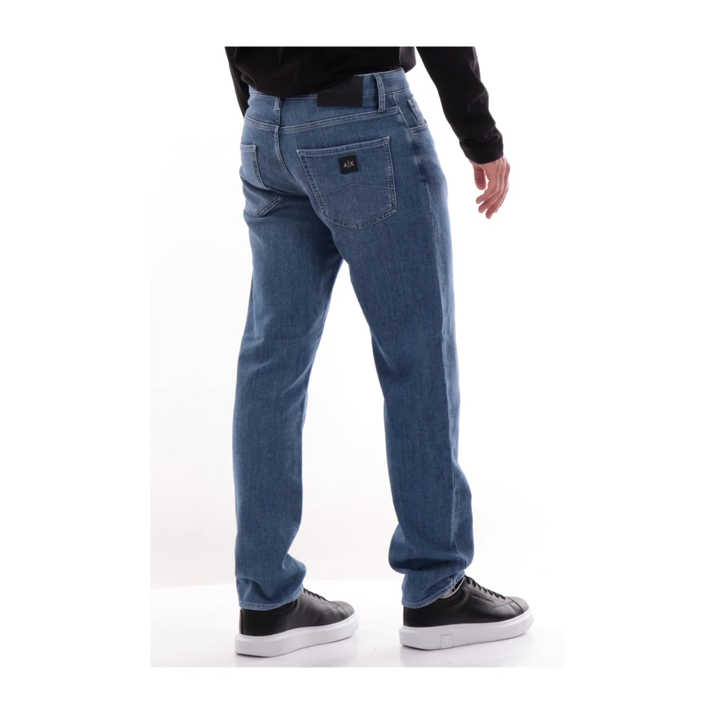 Armani Exchange Slim Fit Indigo Denim Jeans Blue Heren