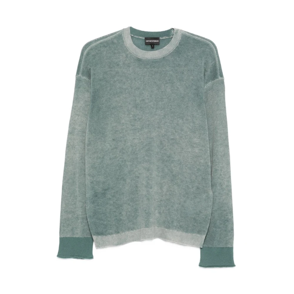 Emporio Armani Herren Blau Strickwaren, Xlgröße: