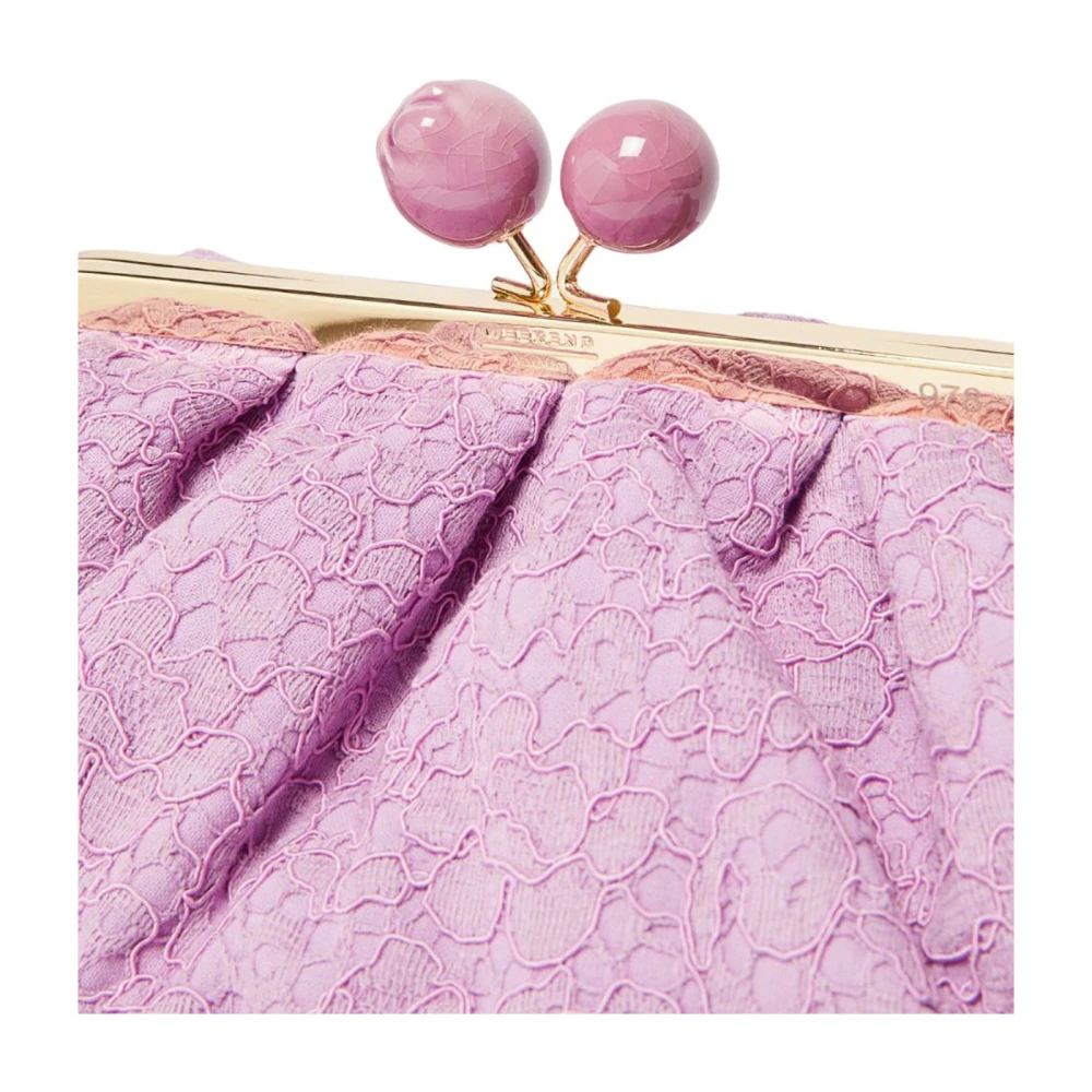 Max Mara Weekend Stijlvolle Clutch Tas voor Vrouwen Purple Dames