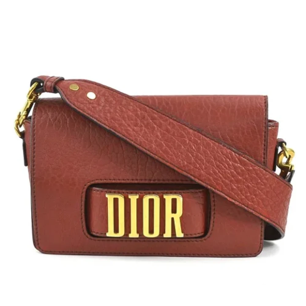 Dior Vintage Pre-owned Fabric dior-bags Red Dames