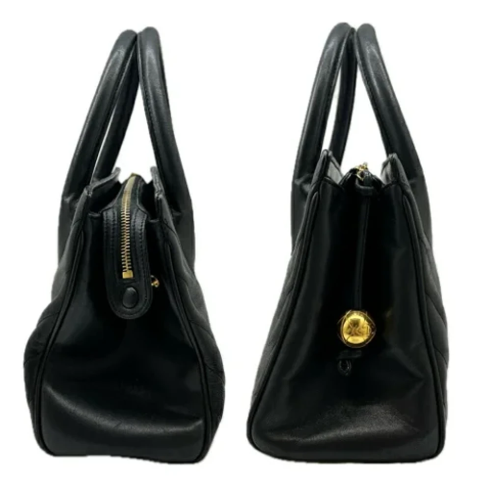Chanel Vintage Pre-owned Fabric chanel-bags Black Dames