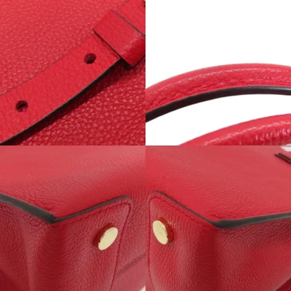 Michael Kors Pre-owned Leather handbags Red Dames