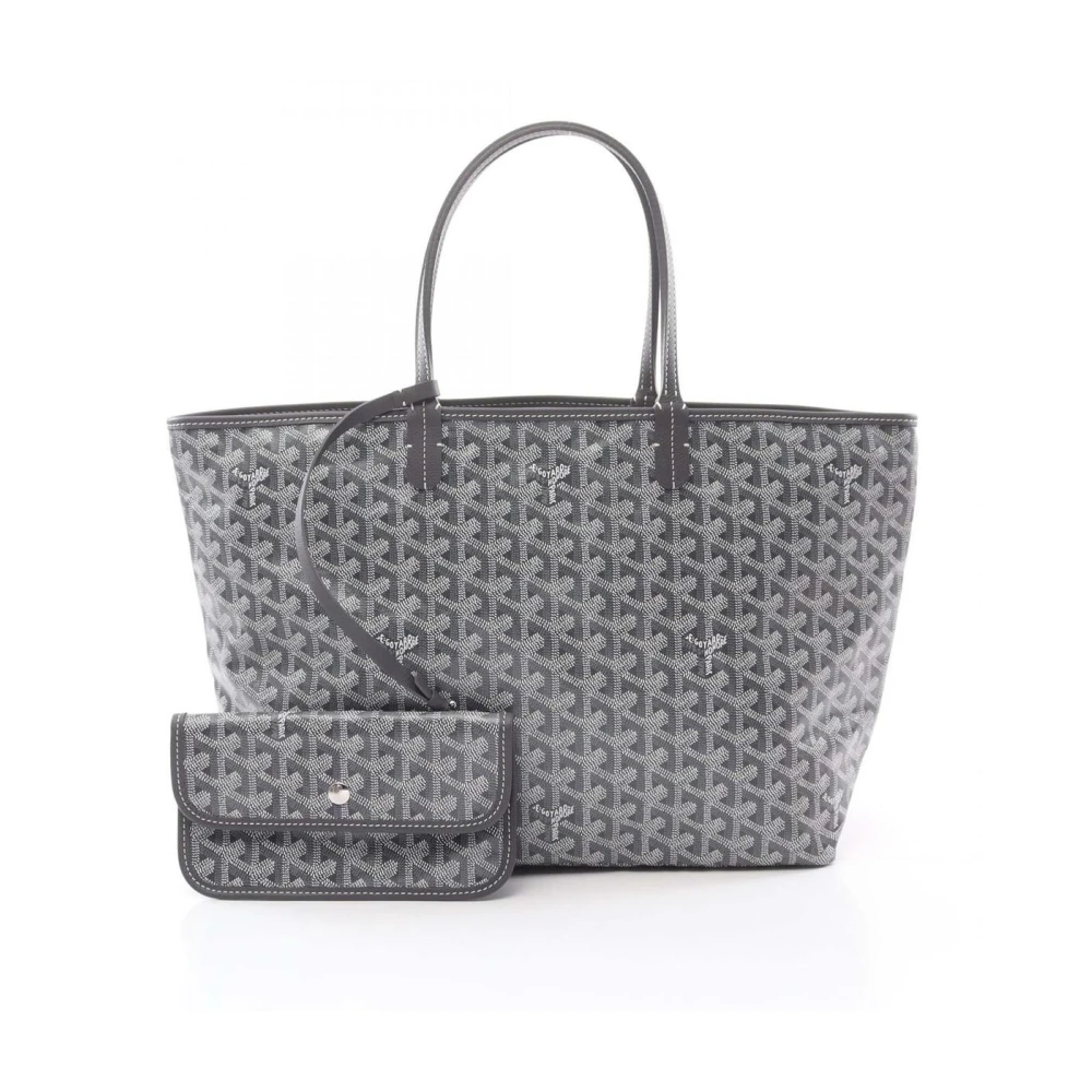 Goyard Vintage Women's Gray Pre-Owned Tote Bag With Pouch