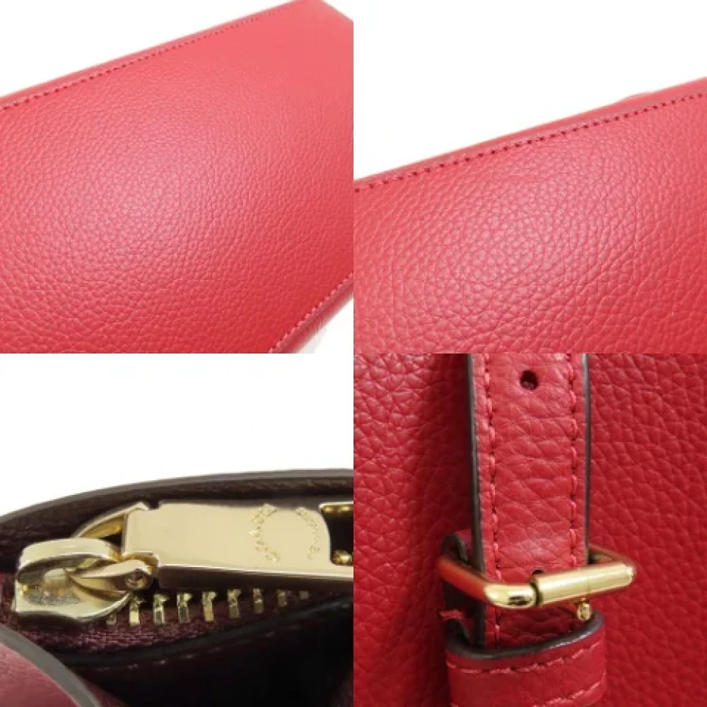 Coach Pre-owned Fabric totes Brown Dames