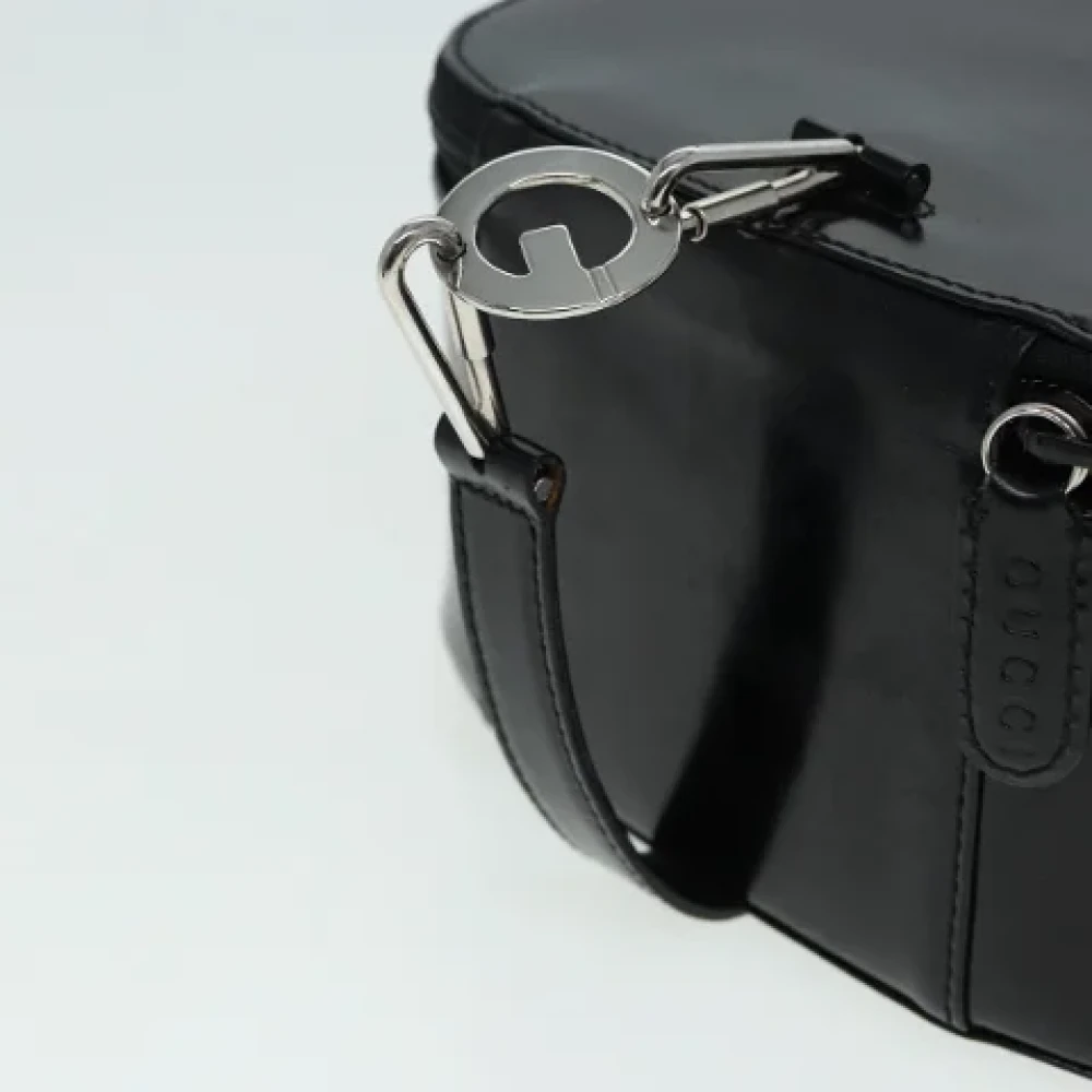 Gucci Vintage Pre-owned Leather handbags Black Dames